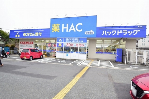 ハックドラッグ　長沢店　距離約450m