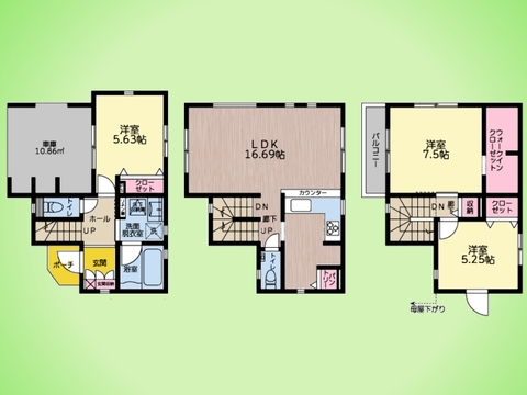 ○間取り図○