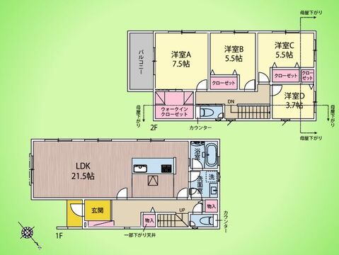 ○間取り図○