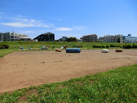 多摩川玉川公園　距離約1100m