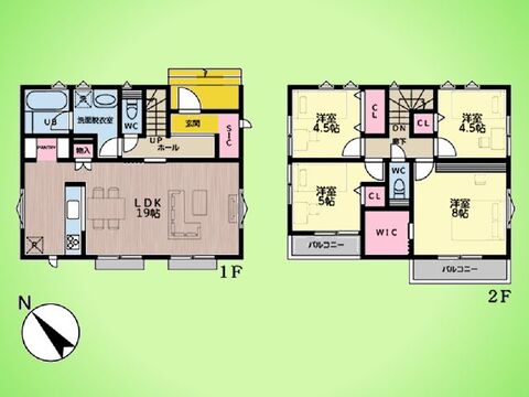 参考間取り