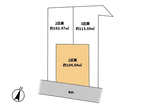 ○区画図○