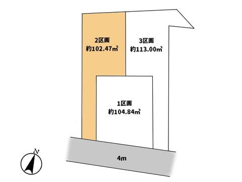 ○区画図○