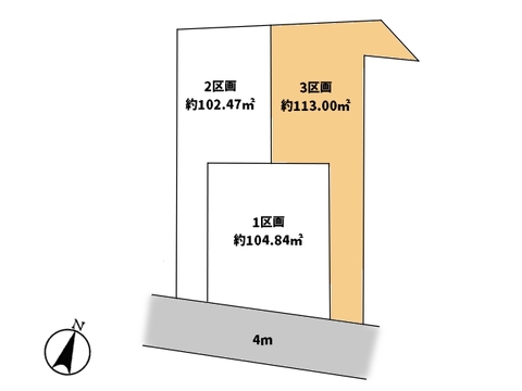 ○区画図○