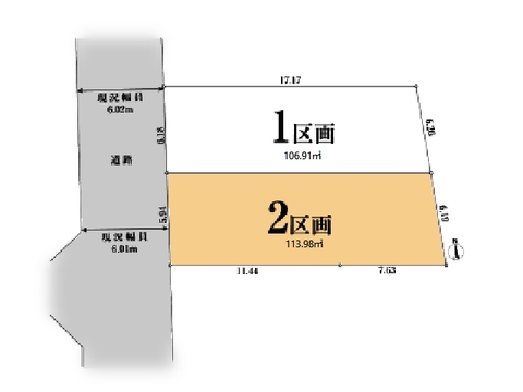 ○区画図○