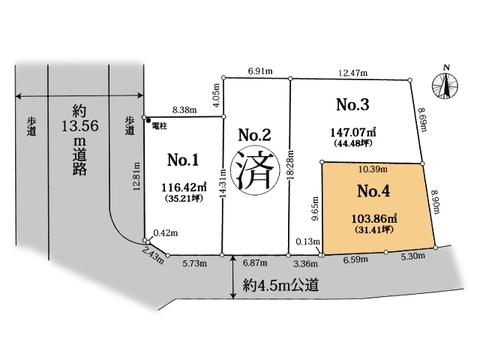 ○区画図○