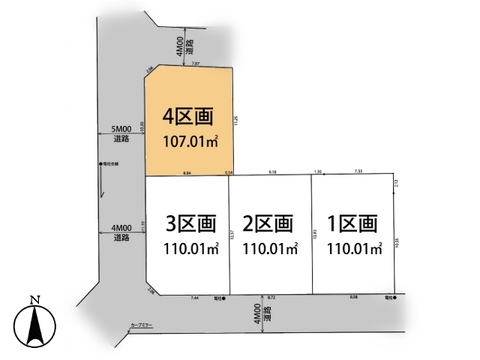○区画図○