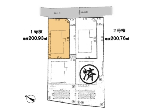 ○区画図○