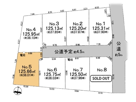 ○区画図○