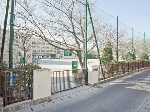 川崎市立西高津中学校　距離約350m