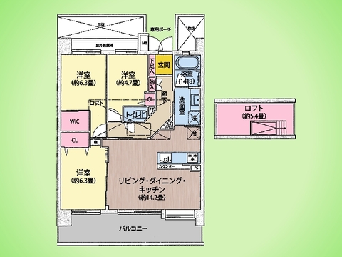 ○間取り図○
