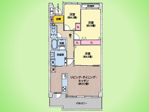 ○間取り図○