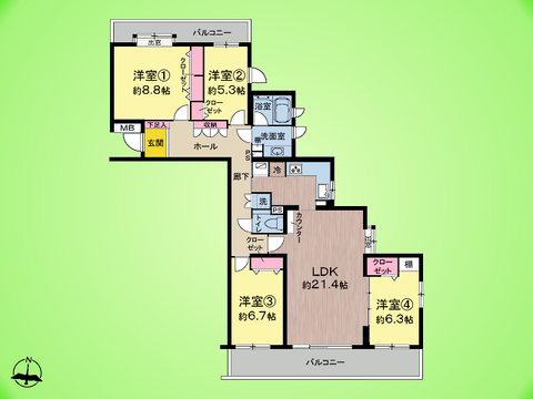○間取り図○