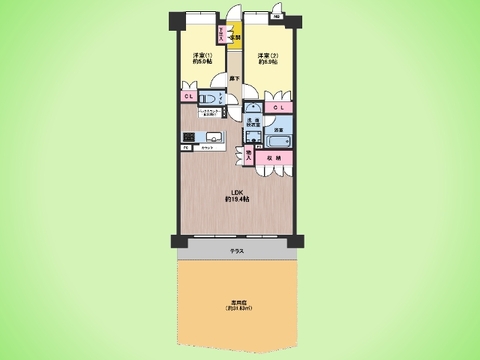 ○間取り図○