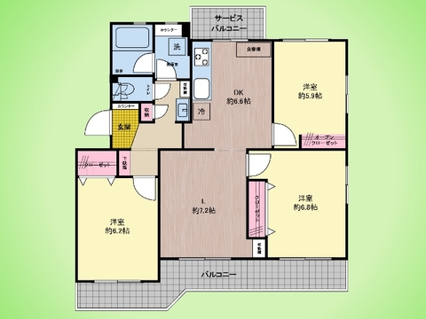 ○間取り図○