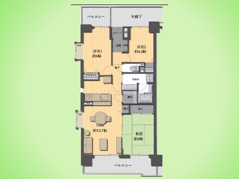 ○間取り図○