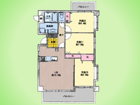 ○間取り図○