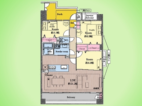 ○間取り図○