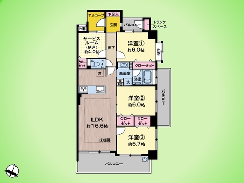 ○間取り図○