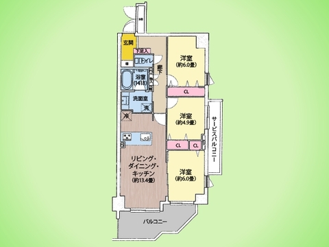 ○間取り図○
