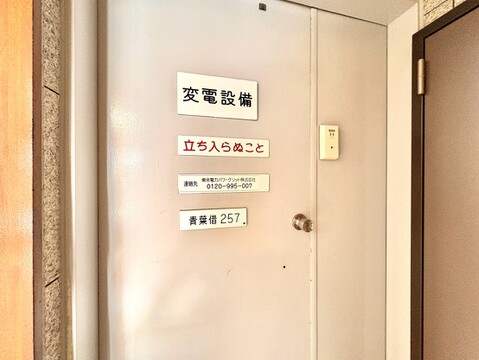 室内の玄関ドア部分の写真です