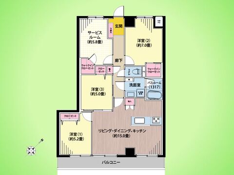 ○間取り図○