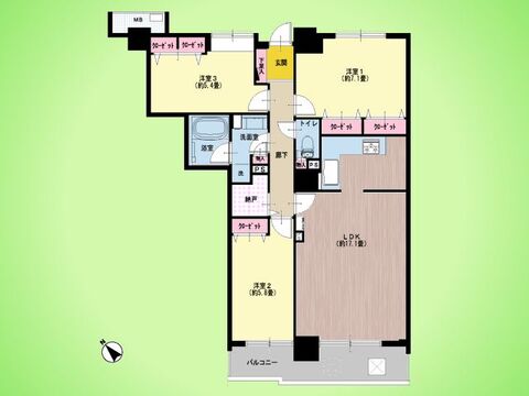 ○間取り図○