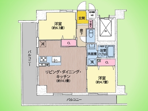 ○間取り図○