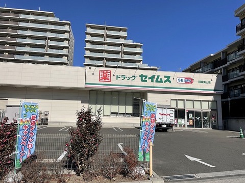ドラッグセイムス　稲城南山店　距離約1100m