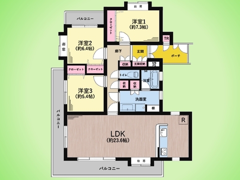 ○間取り図○