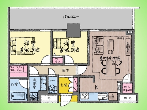 ○間取り図○
