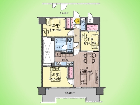 ○間取り図○