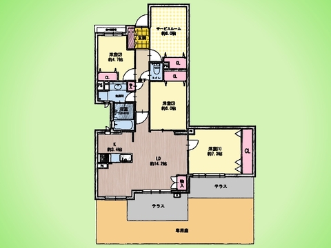 ○間取り図○