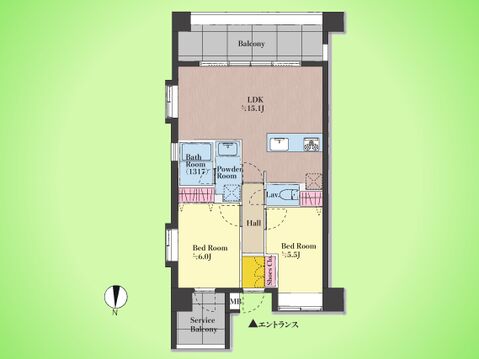 ○間取り図○