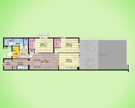 ○間取り図○