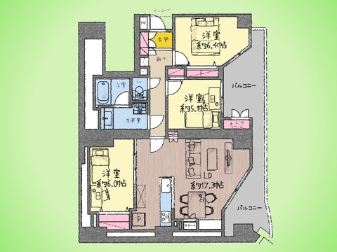 ○間取り図○