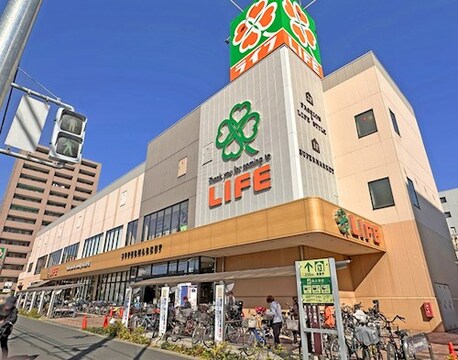 ライフ川崎大島店(徒歩7分)