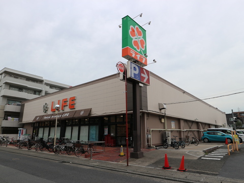 ライフ高津新作店(徒歩4分)