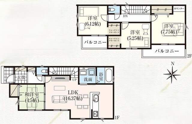草加市稲荷１２期２棟の画像2