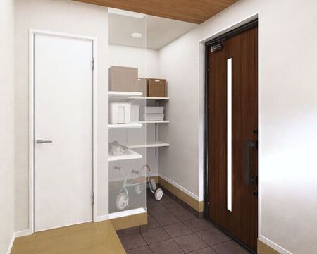 家族もゲストも気持ちよく迎える玄関