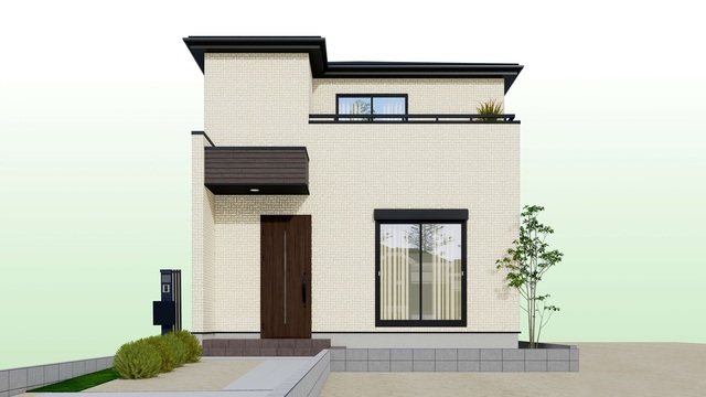 完成イメージ（1号棟）のスライド画像