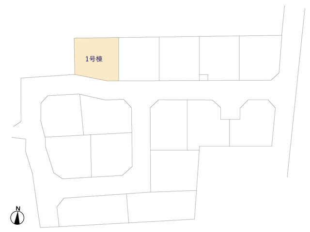 1号棟区画図のスライド画像