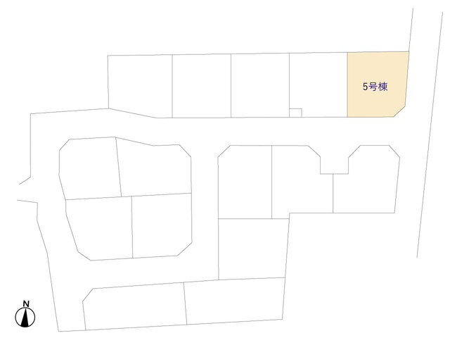 5号棟区画図のスライド画像