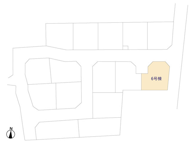 6号棟区画図のスライド画像