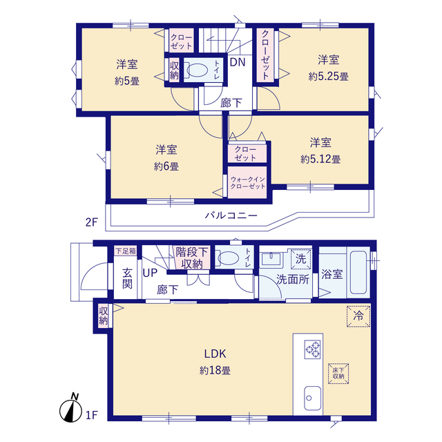 11号棟間取り図のスライド画像
