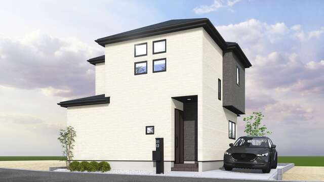 完成予想図（２号棟）のスライド画像