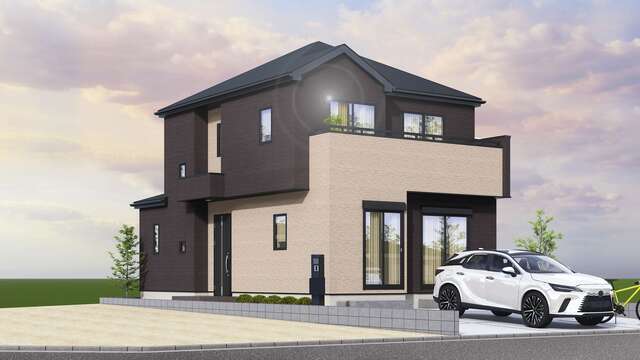 完成予想図（５号棟）のスライド画像