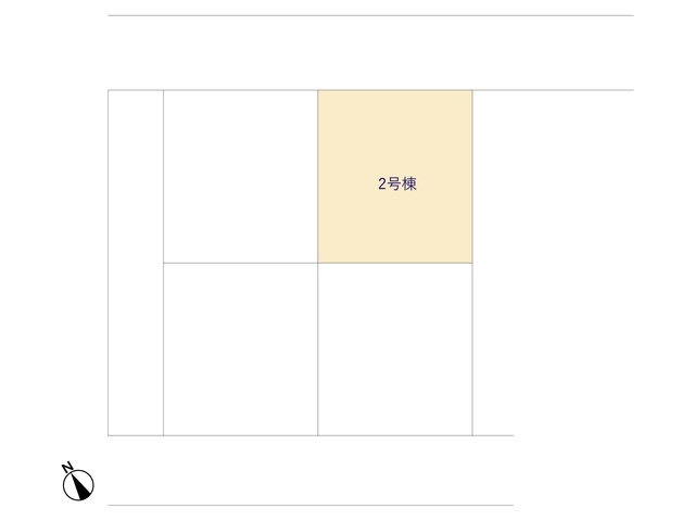 ２号棟区画図のスライド画像
