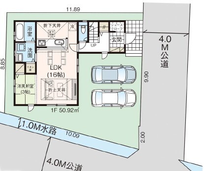 全体区画図のスライド画像