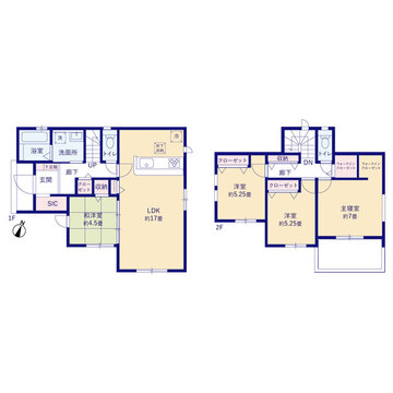 1号棟　間取り図